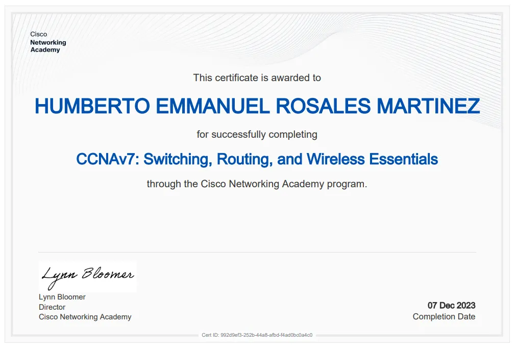 CCNA: Conmutación, Enrutamiento y Fundamentos Inalámbricos